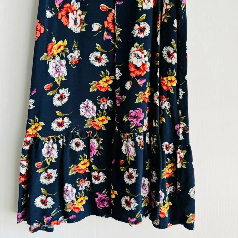 Art Class Black Floral Dress Lightweight